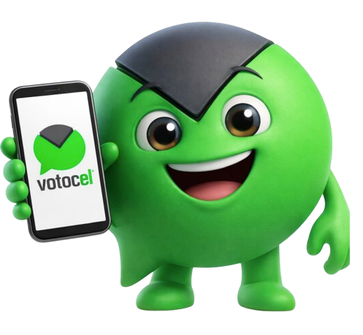 Mascota de Votocel - Votacion electronica por WhatsApp